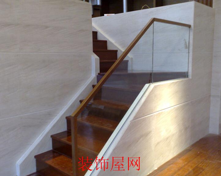 玻璃楼梯扶手图片 钢化玻璃楼梯扶手