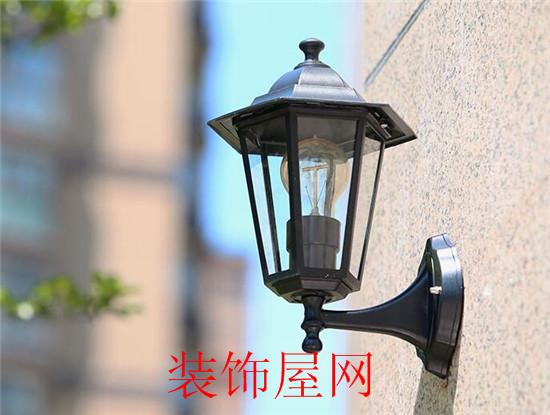 户外壁灯效果图