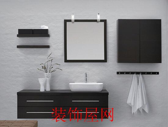 橡木浴室柜图片