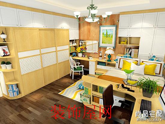 卧室整体壁柜效果图